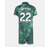 Tottenham Hotspur Brennan Johnson #22 Koszulka Trzecia dzieci 2024-25 Krótki Rękaw (+ krótkie spodenki)